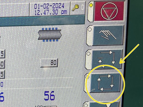 The icon below semi-auto mode is &quot;fully auto&quot; this mode allows you to run cycles consistently with no pause.