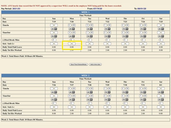View your Leave Balance to date