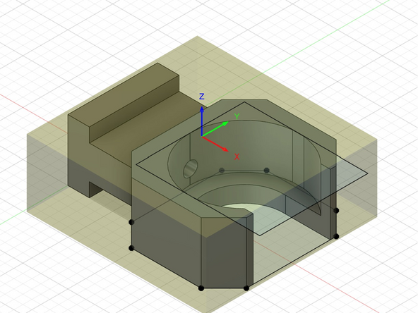 We cant machine all the details on this part from 1 side so we need to flip the part. This means we need a new setup so we have our new Z axis.