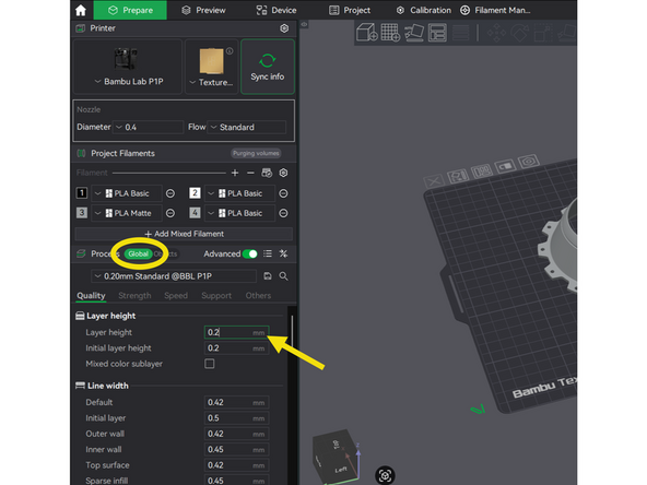 Tall layer heights significantly shorten print times but are more visible. Inversely, small layer heights are less noticeable at the cost of longer print times.