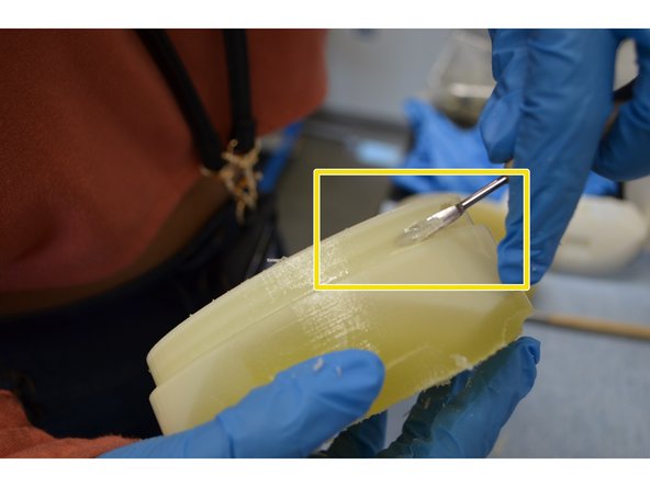 For difficult to remove support clumps, use the high pressure hose to &quot;scrub&quot; it off