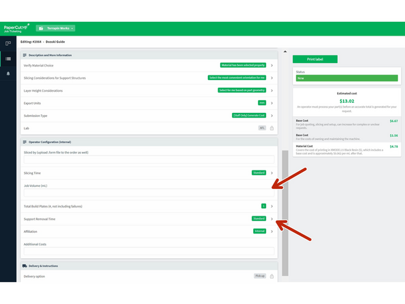 Slice the part in NexaX and save the .NXA locally.