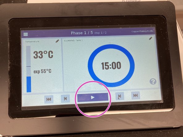 Rinse the board with tap water