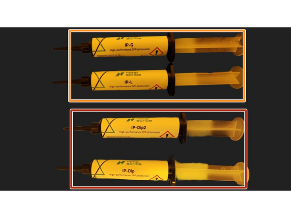 Select the photoresist that corresponds to the print set you are using: