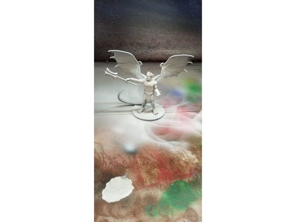 For small features or thinner coats, leave the control button mostly forward as you paint. Keep an eye on the needle at the front of the nozzle, paint can buildup here and you may need to carefully wipe it off with an IPA covered cotton swab. Continue applying paint in thin coats as needed and allow to dry in the filter box.