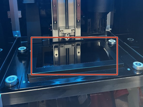 Inspect the LCD screen for any resin or scratches. If the screen is damaged, refer to the LCD cleaning instructions.