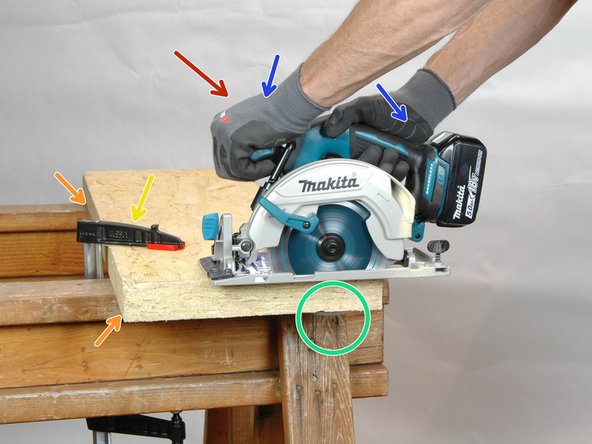 Wear safety glasses and hearing protection