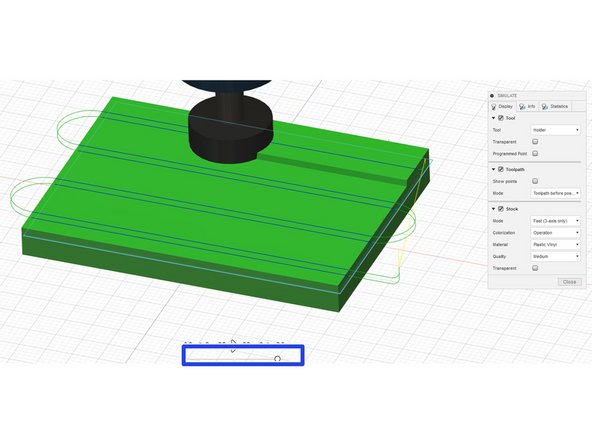 On the bottom, a simulation menu will be available. By selecting the play, you can see the whole simulation. There is also a fast-forward, fast-reverse, and skip to end buttons.