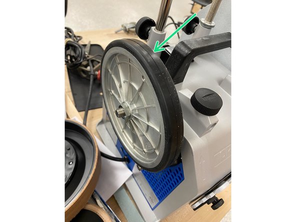 Then use the 9/16th wrench to unscrew the extension attachment. Be careful not to lose the washer that goes along with this attachment.