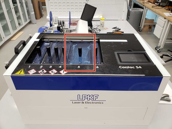 Once the bath is fully drained, pour the now filtered chemicals back into the bath from the top