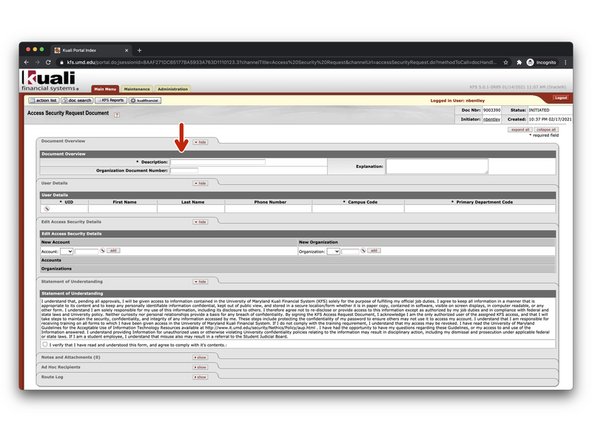 First, add basic information to your request.