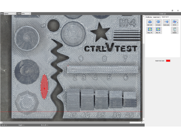 Select a region by specifying points, then right click and select confirm to define the region. The point with the lowest height will be created.