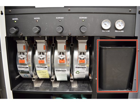 This step is easiest if done before replacing the tip cleaning assembly and debris chute hood