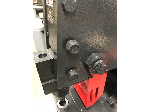 Use the 3/4in socket to remove and replace the bolts