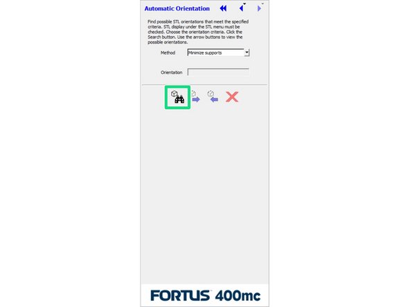 More complex parts can be automatically oriented