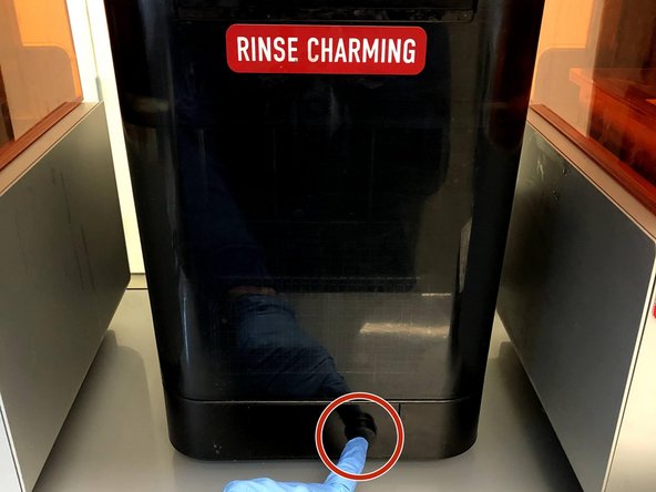 The Form Wash will rinse the part of any excess resin