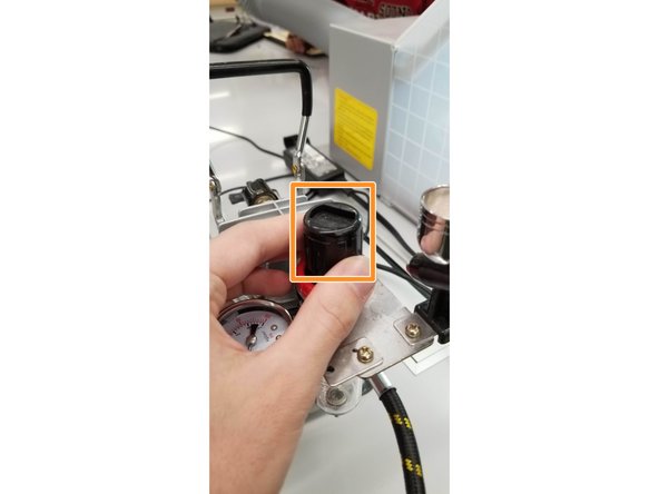 If the pressure needs to be adjusted, you pull up on the plastic knob below the pressure gauge to unlock it. Rotate the knob while watching the gauge. Let go of the control button, allow the pressure to level out, then hold it down again to check the working pressure. Do this several times to make sure you have the pressure you expect.