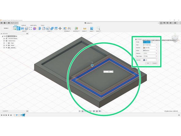 The reason the value is negative is simply because the offset would go on the outside if it were positive, if you are unsure what I mean, type in .2&quot; and see what happens