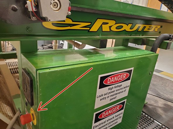 Before powering on, always be sure the surrounding area is cleaned up, and the machine can be safely moved to any position.