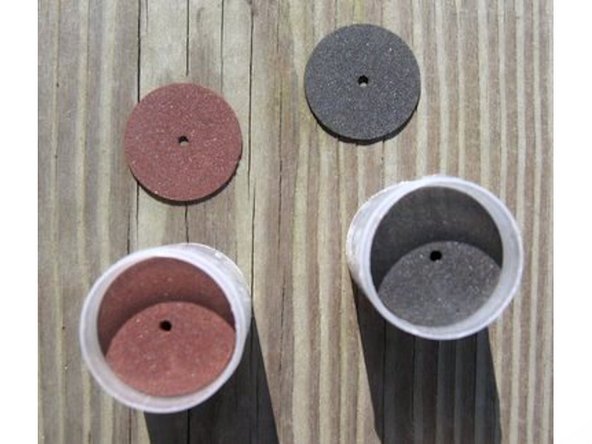 These abraisive cut-off wheels can be used on metal, wood and ceramics