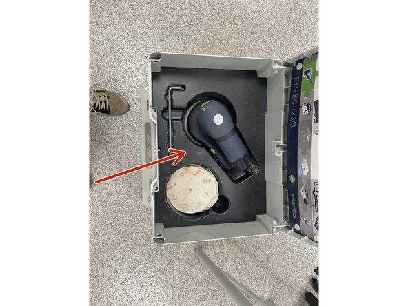 Once done with the hand sander, make sure to: