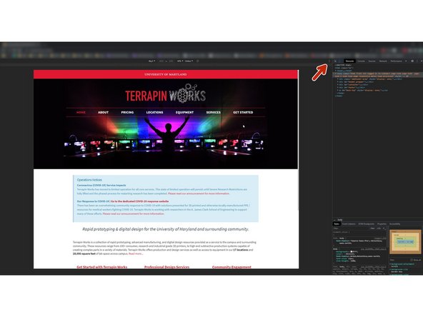 Use Ctrl+Plus and Ctrl+Minus to zoom into the page and frame page elements properly