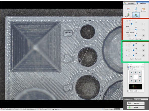 This tab is all visual adjustments- this will not affect data taken.  As such, default settings are just fine for most scenarios
