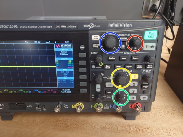 The auto-scale button is helpful, but you can also scale manually.