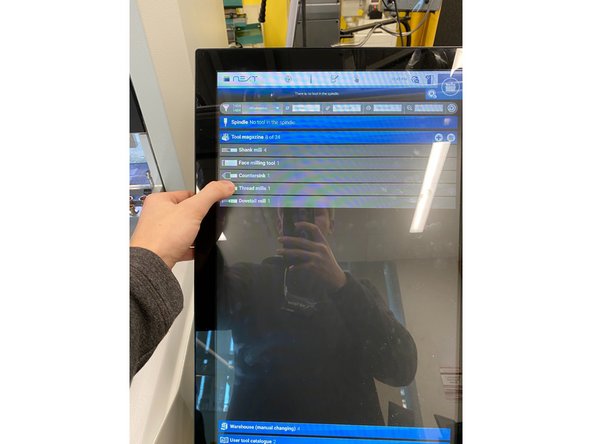 Now, finally, you can see the tool in your magazine and you can tell the software to measure the tool length in the screen as shown and you will be all set!