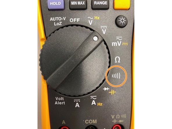 Set the knob to the &quot;wave&quot; symbol