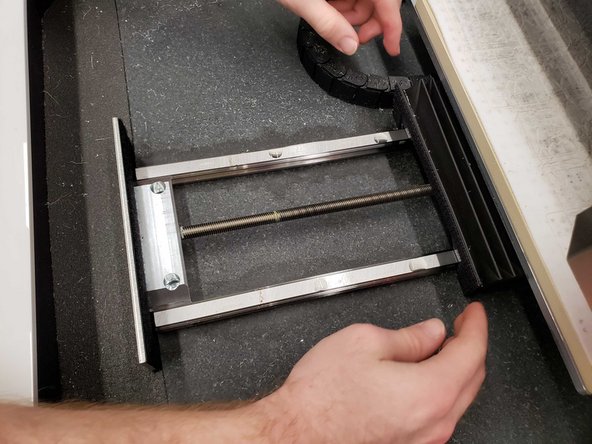 It's a good idea to vacuum beforehand so no shavings get onto the rails