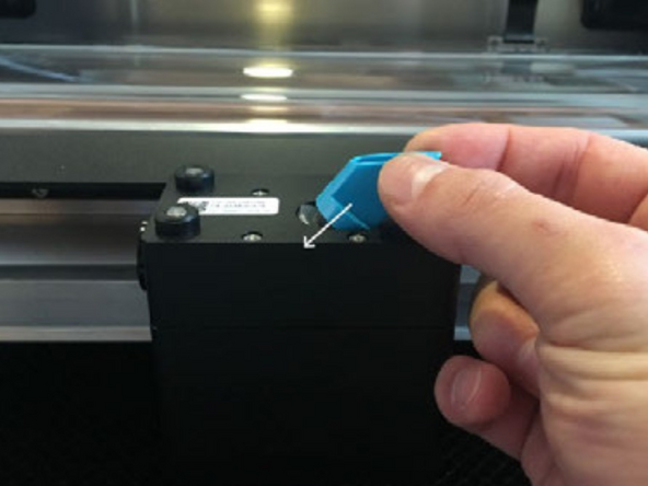 If the mirror is unblemished, replace it carefully. Replacing the mirror incorrectly can permanently damage the GF.