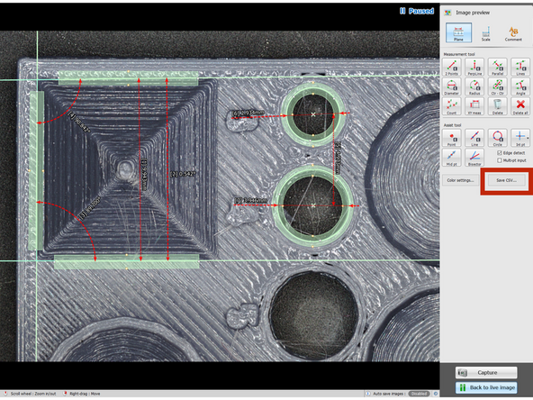 All of the measurement tools are fairly self explanatory, so this step will focus on how they might not be intuitive (the images are not very helpful)