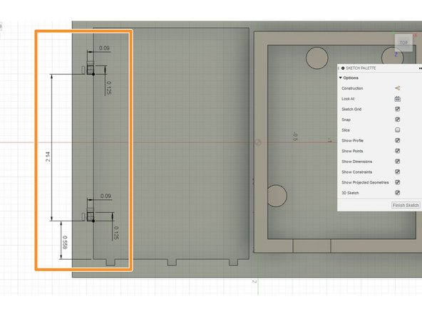 Use all the dimensions as given by the second picture.
