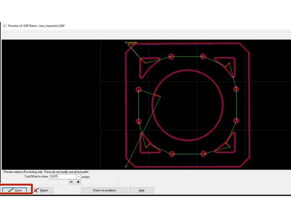 If you have any settings that you want for the toolset, you can change them here