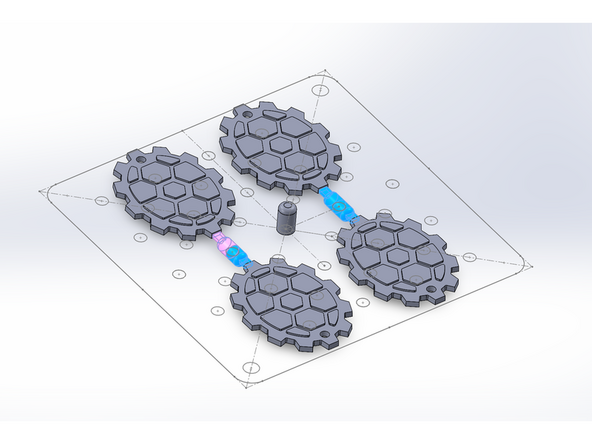 Duplicate/Mirror sub runner gate body if you have multiple parts.