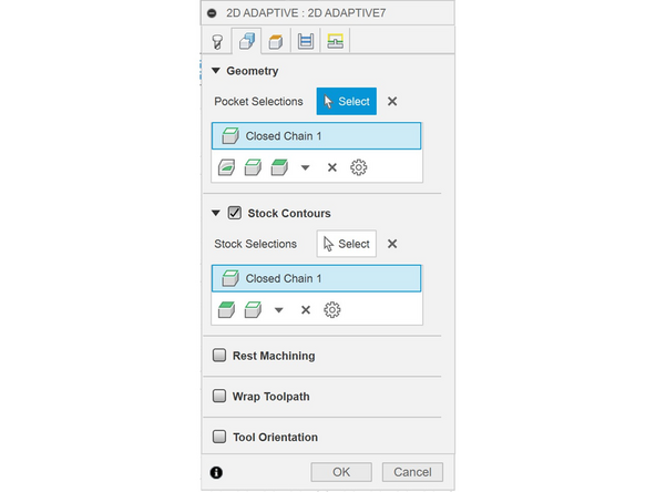 Create a sketch to confine the tool to just the opening. Similar to sketch in second picture.