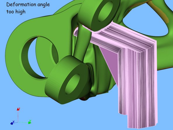 Generally you would want to move the crosshair so that it is above flat ground and not above the part.