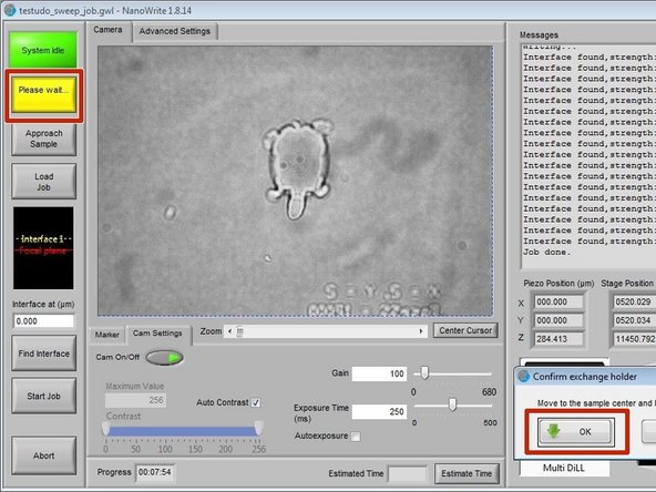 Your print is complete when you see the &quot;Job Done&quot; message in the message log.