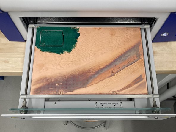 Place the PCB in the reflow oven and choose the ProMask-PD profile
