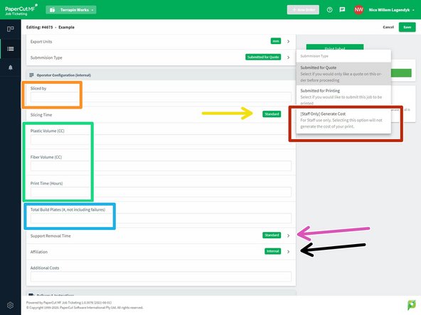 Follow the slicing guide on how to import the files you retrieved from PaperCut