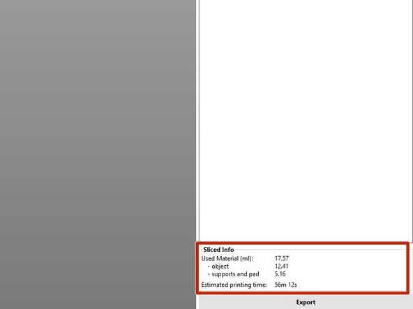 Job information and data is available in this box.