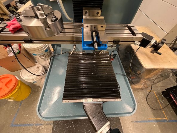 The machine and floor should be clean now!