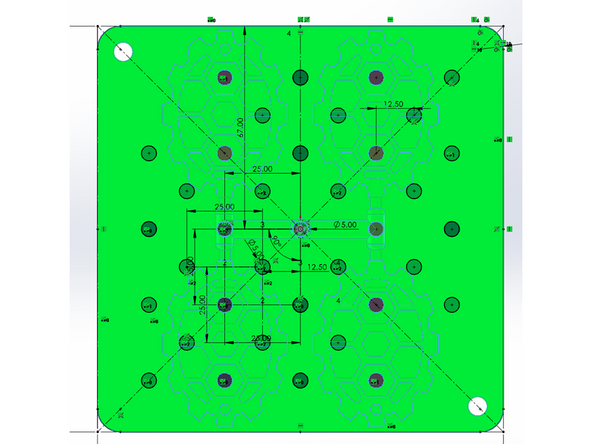 Ejection pins push the mold part out of the mold cavity after injection. We need to create holes in our mold to allow for the ejection pins to slide through.
