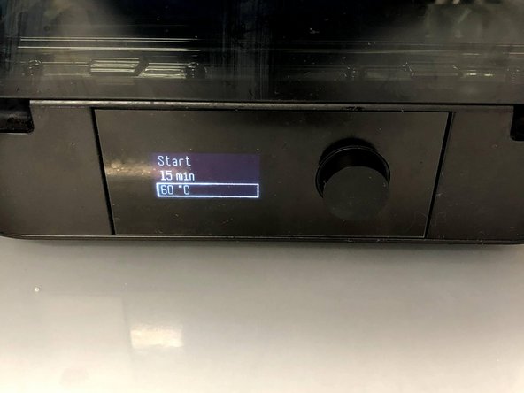 Preheat the form cure for the correct time and temperature for the resin