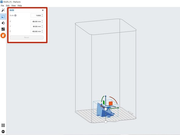 On the left side of the screen you will find 5 options.
