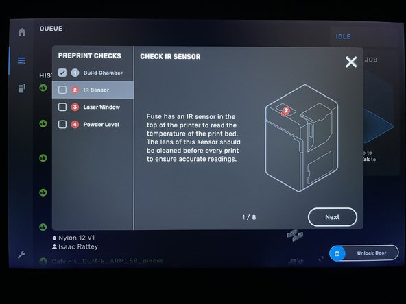 Accessing the IR Sensor
