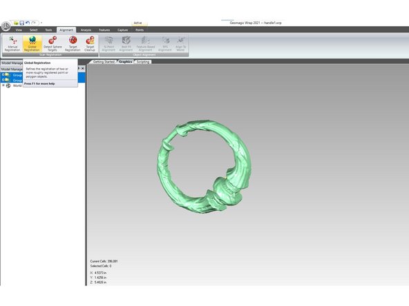 After aligning the parts together, you will need to further polish your merge by global aligning the part