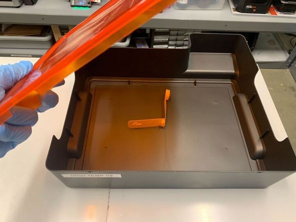 If the material is not there, get a new cartridge from storage