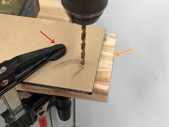 Firmly clamp or secure all work before using the drill.